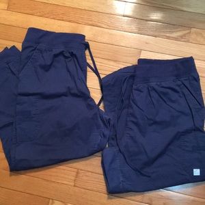 2 Pairs of UA Jogger style Scrub Pants